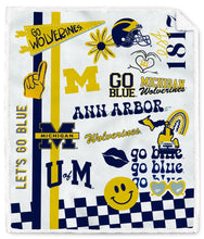Load image into Gallery viewer, NCAA Loco Fan Ultra Cozy 60x70 Sherpa Blanket