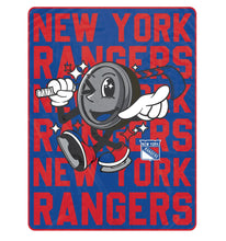 Load image into Gallery viewer, NHL Cartoon Puck Ultra Soft 60x80 Blanket