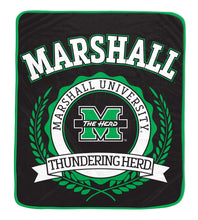 Load image into Gallery viewer, NCAA University Crest 50x60 Ultra Soft Blanket