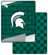 Load image into Gallery viewer, NCAA Diagonal Ghost Checker 60x70 Blanket