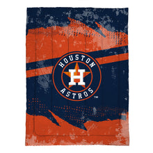 Load image into Gallery viewer, Houston Astros Slanted Stripe 4 Piece Twin Bed in a Bag