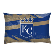 Load image into Gallery viewer, Kansas City Royals Slanted Stripe 4 Piece Twin Bed in a Bag
