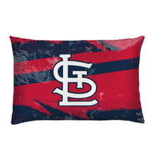 Load image into Gallery viewer, St Louis Cardinals Slanted Stripe 4 Piece Twin Bed in a Bag