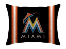 Load image into Gallery viewer, MLB Standard Logo Stripe Bed Pillow