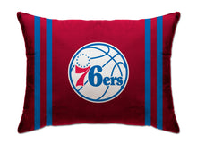 Load image into Gallery viewer, NBA Standard Stripe Logo Bed Pillow