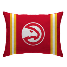 Load image into Gallery viewer, NBA Standard Stripe Logo Bed Pillow