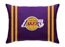 Load image into Gallery viewer, NBA Standard Stripe Logo Bed Pillow