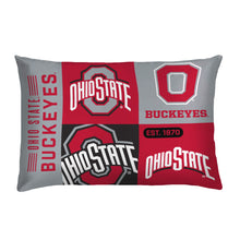 Load image into Gallery viewer, Ohio State Buckeyes Block Logo 3 Piece Full/Queen Bed in a Bag