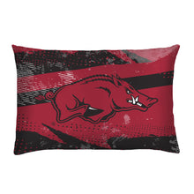 Load image into Gallery viewer, Arkansas Razorbacks Slanted Stripe 4 Piece Twin Bed in a Bag