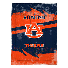 Load image into Gallery viewer, Auburn Tigers Slanted Stripe 4 Piece Twin Bed in a Bag