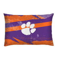 Load image into Gallery viewer, Clemson Tigers Slanted Stripe 4 Piece Twin Bed in a Bag