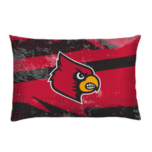 Load image into Gallery viewer, Louisville Cardinals Slanted Stripe 4 Piece Twin Bed in a Bag