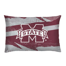 Load image into Gallery viewer, Mississippi State Bulldogs Slanted Stripe 4 Piece Twin Bed in a Bag