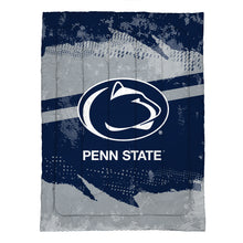 Load image into Gallery viewer, Penn State Nittany Lions Slanted Stripe 4 Piece Twin Bed in a Bag