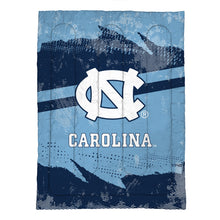 Load image into Gallery viewer, North Carolina Tar Heels Slanted Stripe 4 Piece Twin Bed in a Bag