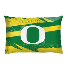 Load image into Gallery viewer, Oregon Ducks Slanted Stripe 4 Piece Twin Bed in a Bag