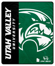 Load image into Gallery viewer, NCAA Endzone Ultra Soft Tailgate Throw