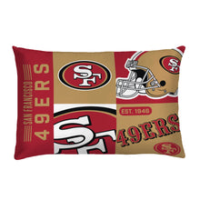 Load image into Gallery viewer, San Francisco 49ers Block Logo 3 Piece Full/Queen Bed in a Bag