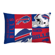 Load image into Gallery viewer, Buffalo Bills Block Logo 3 Piece Full/Queen Bed in a Bag