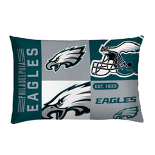 Load image into Gallery viewer, Philadelphia Eagles Block Logo 3 Piece Full/Queen Bed in a Bag