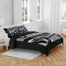Load image into Gallery viewer, Las Vegas Raiders Block Logo 3 Piece Full/Queen Bed in a Bag