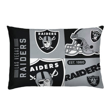 Load image into Gallery viewer, Las Vegas Raiders Block Logo 3 Piece Full/Queen Bed in a Bag