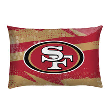 Load image into Gallery viewer, San Francisco 49ers Slanted Stripe 4 Piece Twin Bed in a Bag
