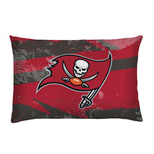 Load image into Gallery viewer, Tampa Bay Buccaneers Slanted Stripe 4 Piece Twin Bed in a Bag