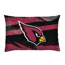 Load image into Gallery viewer, Arizona Cardinals Slanted Stripe 4 Piece Twin Bed in a Bag