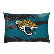 Load image into Gallery viewer, Jacksonville Jaguars Slanted Stripe 4 Piece Twin Bed in a Bag
