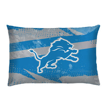 Load image into Gallery viewer, Detroit Lions Slanted Stripe 4 Piece Twin Bed in a Bag