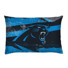 Load image into Gallery viewer, Carolina Panthers Slanted Stripe 4 Piece Twin Bed in a Bag