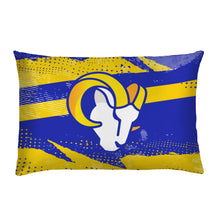 Load image into Gallery viewer, Los Angeles Rams Slanted Stripe 4 Piece Twin Bed in a Bag