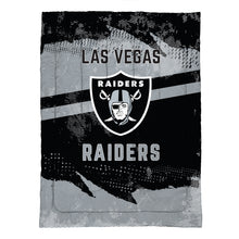 Load image into Gallery viewer, Las Vegas Raiders Slanted Stripe 4 Piece Twin Bed in a Bag