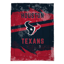 Load image into Gallery viewer, Houston Texans Slanted Stripe 4 Piece Twin Bed in a Bag