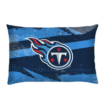 Load image into Gallery viewer, Tennessee Titans Slanted Stripe 4 Piece Twin Bed in a Bag