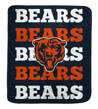 Load image into Gallery viewer, NFL Repeat Refresh 60x70 Wordmark Blanket