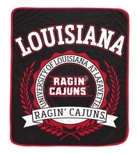 Load image into Gallery viewer, NCAA University Crest 50x60 Ultra Soft Blanket