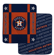 Load image into Gallery viewer, MLB Reverse Block Double Sided 60x70 Ultra Cozy Blanket