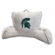 Load image into Gallery viewer, NCAA Faux Fur Logo Backrest