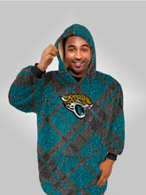 Load image into Gallery viewer, NFL Digital Dash Sherpa Hooded Fan Cape