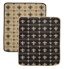 Load image into Gallery viewer, NFL Home & Away Logo Roll 60x70 2 Pack Blanket Set