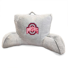 Load image into Gallery viewer, NCAA Faux Fur Logo Backrest