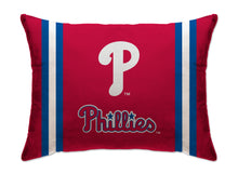 Load image into Gallery viewer, MLB Standard Logo Stripe Bed Pillow