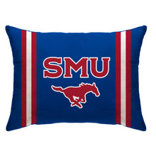 Load image into Gallery viewer, NCAA Standard Stripe Logo Bed Pillow
