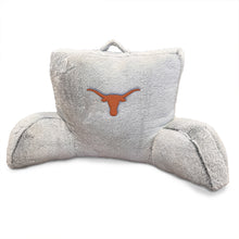 Load image into Gallery viewer, NCAA Faux Fur Logo Backrest