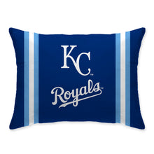 Load image into Gallery viewer, MLB Standard Logo Stripe Bed Pillow