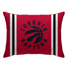 Load image into Gallery viewer, NBA Standard Stripe Logo Bed Pillow