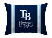Load image into Gallery viewer, MLB Standard Logo Stripe Bed Pillow
