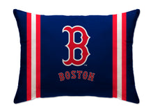 Load image into Gallery viewer, MLB Standard Logo Stripe Bed Pillow